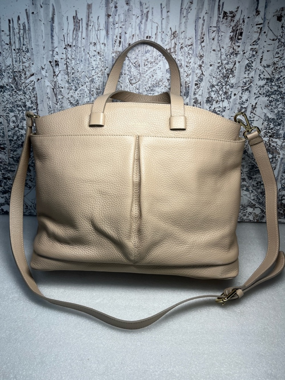 Lia Numa Leather Crossbody Purse